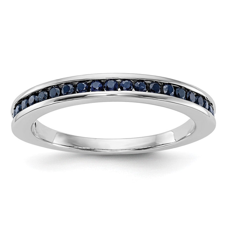 10K Weißgold 10K Saphir Ring