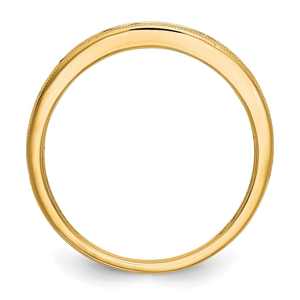 14K Gelbgold Ring mit Rubin