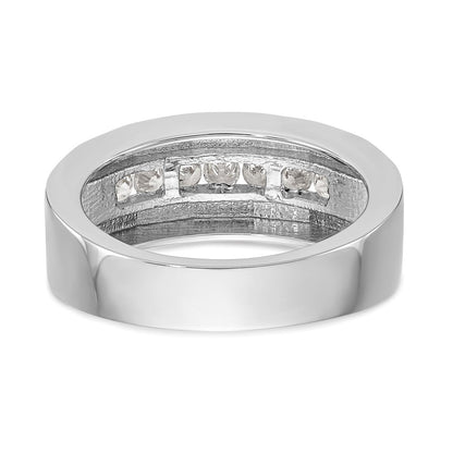 14K Weißgold Herrenring mit 0,33 ct. VS/SI+ G+ Labor-gewachsenem Diamant