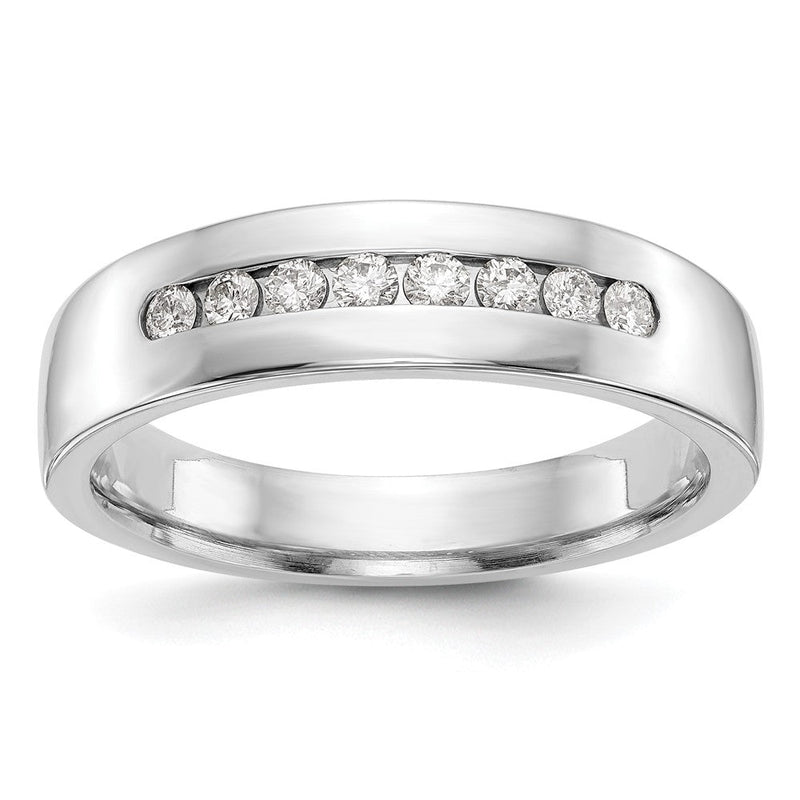 14K Weißgold True Origin Herren 1/3 Karat Im Labor Gezüchtet Diamant Vs Def Kanalfassung Ring