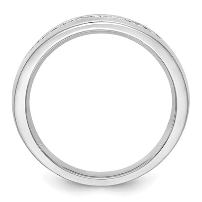 14K Weißgold Herren-Ring mit 0,5 ct. Laborgezüchteten Diamanten VS/SI+ G+