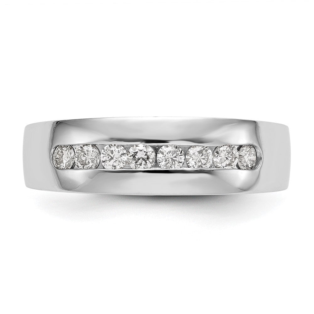 14K Weißgold Herren-Ring mit 0,5 ct. Laborgezüchteten Diamanten VS/SI+ G+