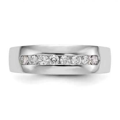 14K Weißgold Herren-Ring mit 0,5 ct. Laborgezüchteten Diamanten VS/SI+ G+