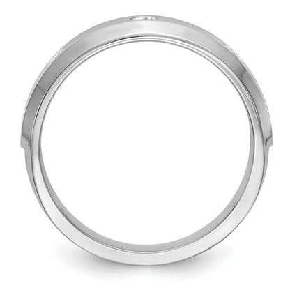 14K Weißgold True Origin Herren 1/6 Karat Im Labor Gezüchtet Diamant Vs D E F Ring