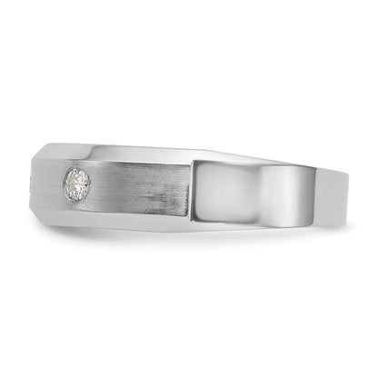 14K Weißgold True Origin Herren 1/6 Karat Im Labor Gezüchtet Diamant Vs D E F Ring
