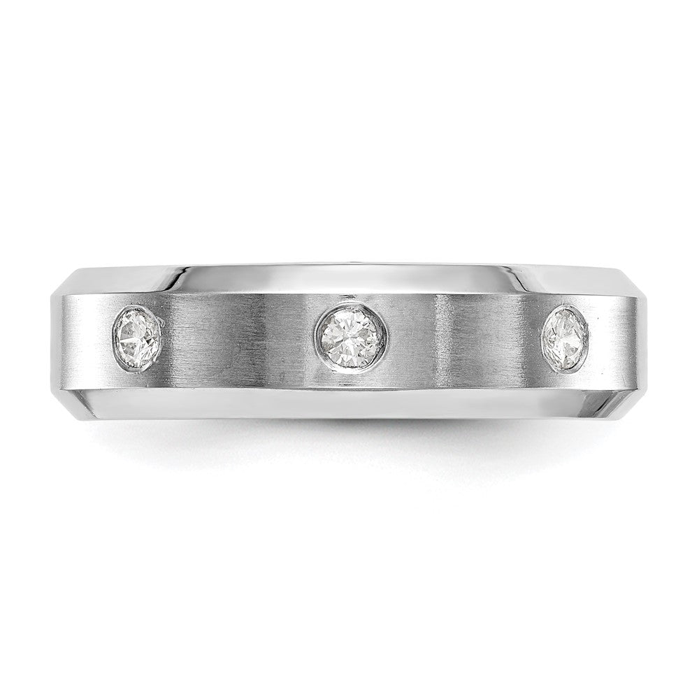 14K Weißgold True Origin Herren 1/6 Karat Im Labor Gezüchtet Diamant Vs D E F Ring