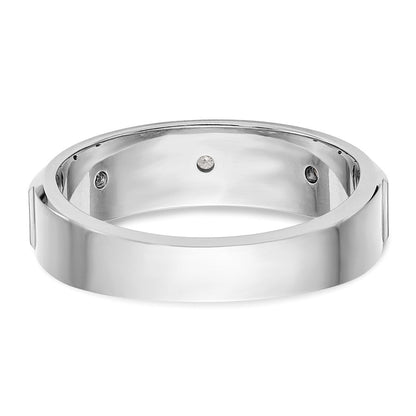 14K Weißgold True Origin Herren 1/6 Karat Im Labor Gezüchtet Diamant Vs D E F Ring