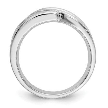 14K Weißgold Herren-Ring mit natürlichen Diamanten, 0,25 ct Gesamtgewicht