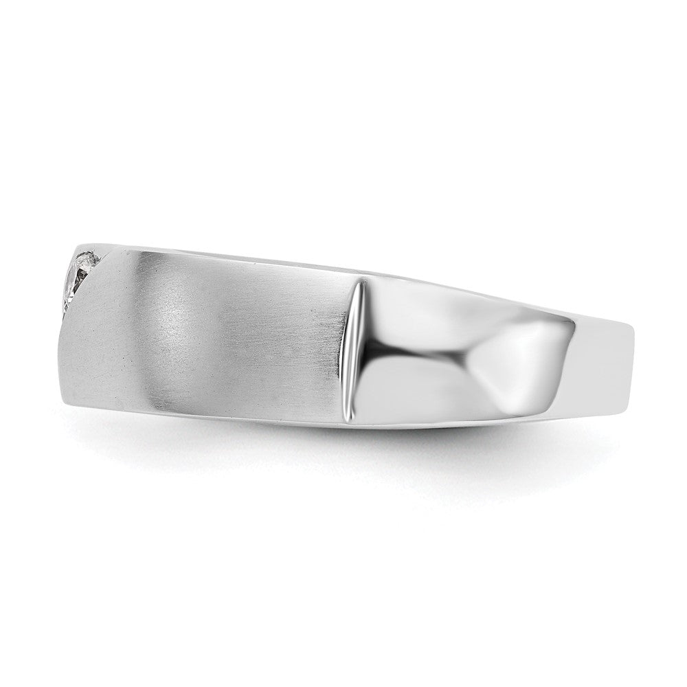 14K Weißgold True Origin Herren 1/5 Karat Im Labor Gezüchtet Diamant Vs Def Ring