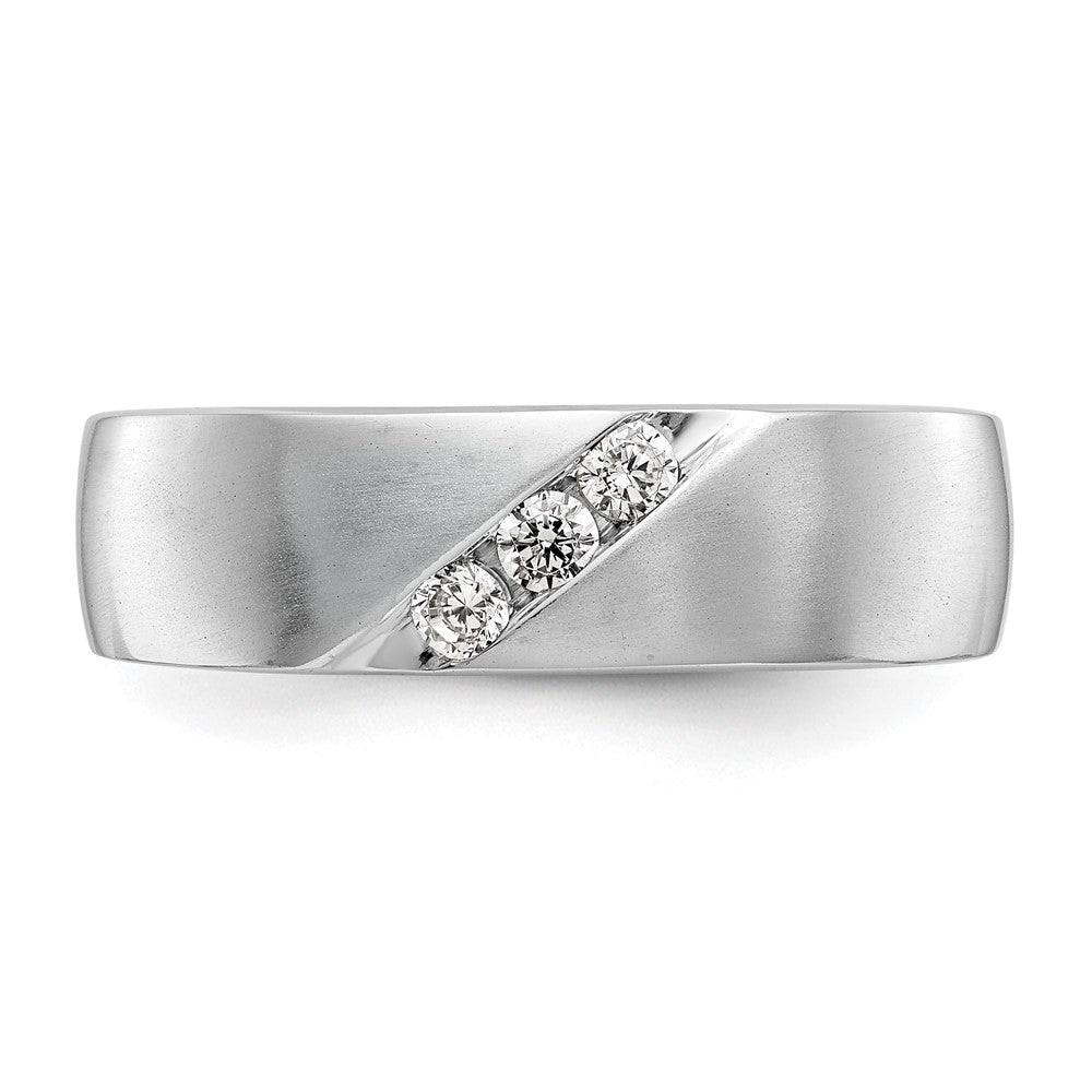 14K Weißgold True Origin Herren 1/5 Karat Im Labor Gezüchtet Diamant Vs Def Ring