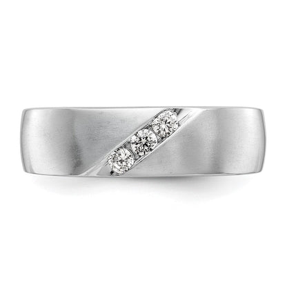 14K Weißgold True Origin Herren 1/5 Karat Im Labor Gezüchtet Diamant Vs Def Ring
