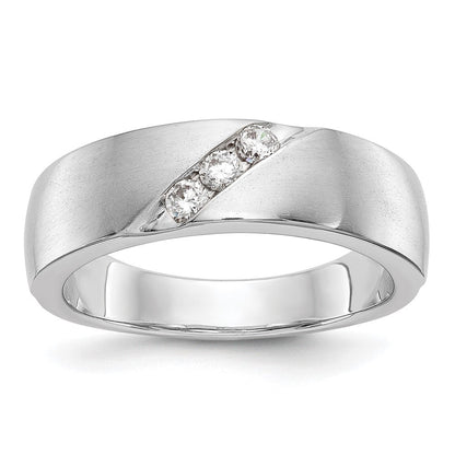 14K Weißgold True Origin Herren 1/5 Karat Im Labor Gezüchtet Diamant Vs Def Ring