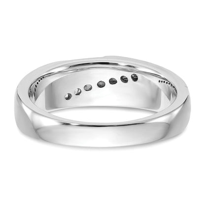14K Weißgold True Origin Herren 1/4 Karat Im Labor Gezüchtet Diamant Vs D E F Gebürstet und Poliert Ring