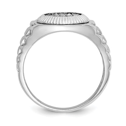 14K Weißgold True Origin Herren 1/4 Karat Im Labor Gezüchtet Diamant Vs D E F Heirloom Ring