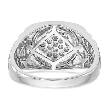 14K Weißgold True Origin Herren 1/4 Karat Im Labor Gezüchtet Diamant Vs D E F Heirloom Ring