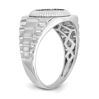 14K Weißgold True Origin Herren 1/4 Karat Im Labor Gezüchtet Diamant Vs D E F Heirloom Ring