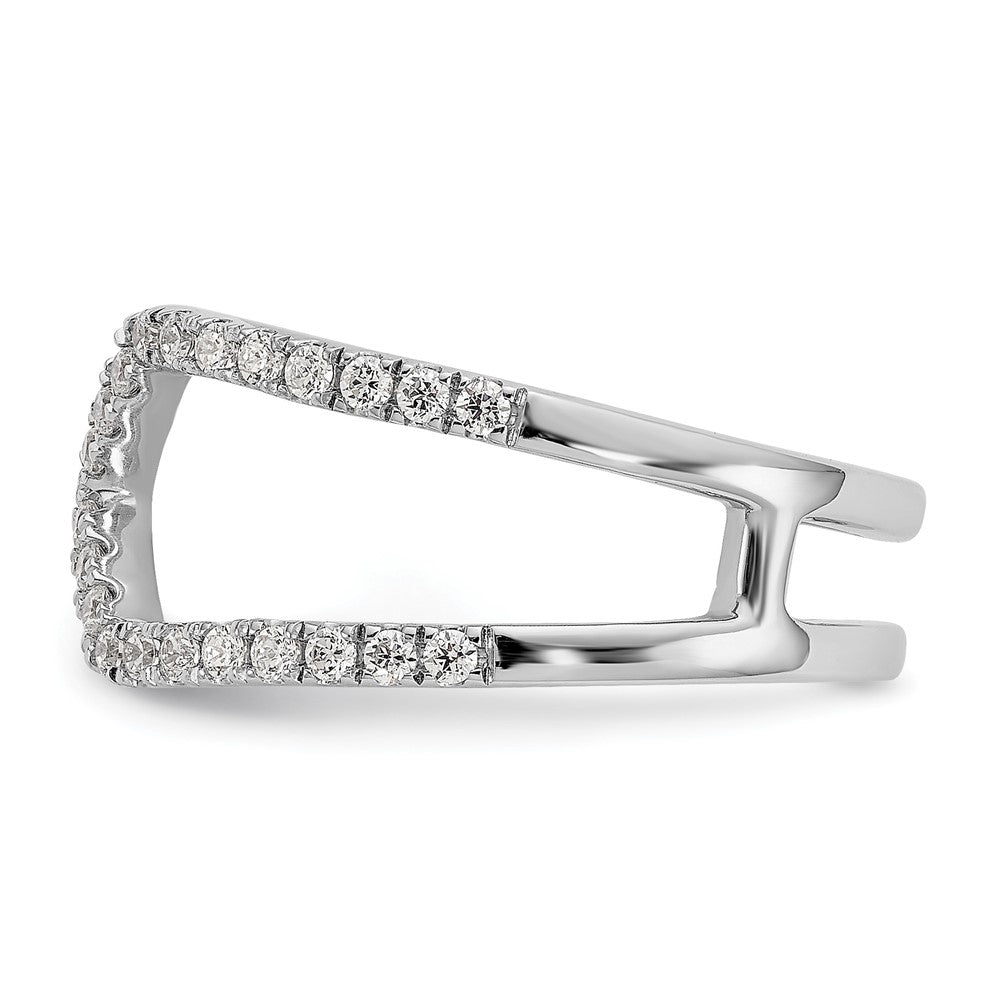 14K Weißgold True Origin 1/2 Karat Im Labor Gezüchtet Diamant Vs D E F Geometric Mode Ring