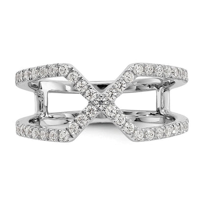 14K Weißgold True Origin 1/2 Karat Im Labor Gezüchtet Diamant Vs D E F Geometric Mode Ring