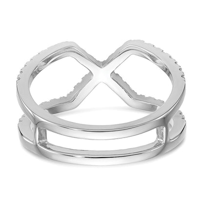 14K Weißgold True Origin 1/2 Karat Im Labor Gezüchtet Diamant Vs D E F Geometric Mode Ring