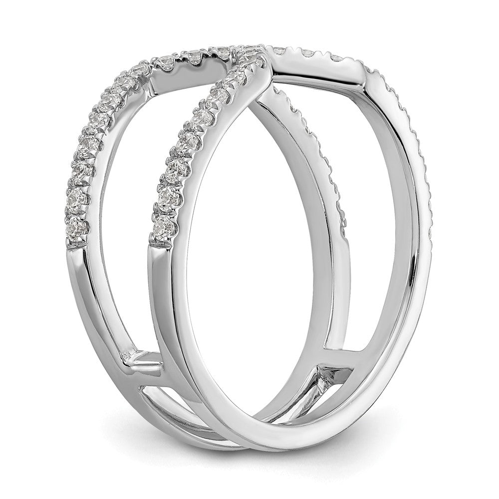14K Weißgold True Origin 1/2 Karat Im Labor Gezüchtet Diamant Vs D E F Geometric Mode Ring