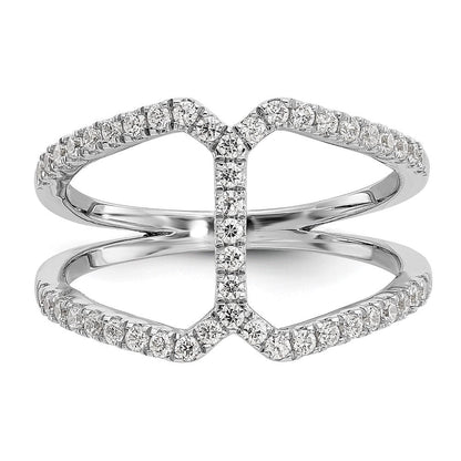 14K Weißgold True Origin 1/2 Karat Im Labor Gezüchtet Diamant Vs D E F Geometric Mode Ring