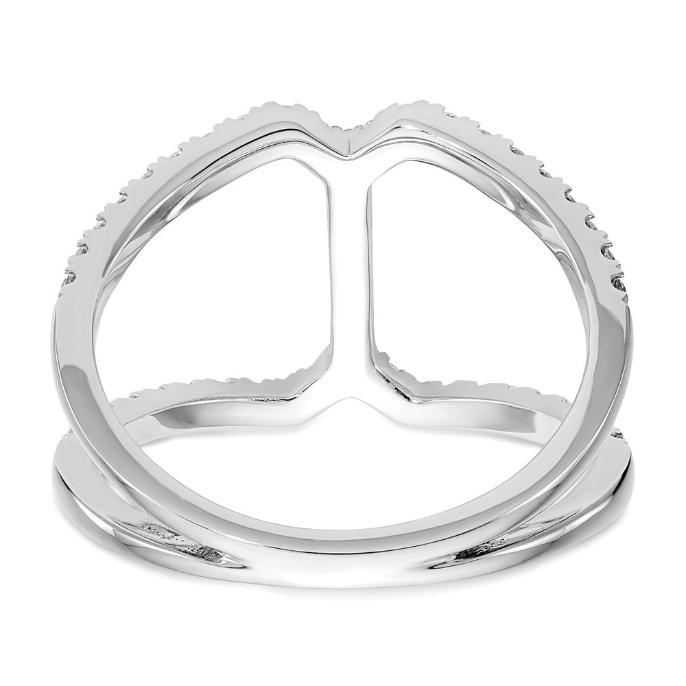 14K Weißgold True Origin 1/2 Karat Im Labor Gezüchtet Diamant Vs D E F Geometric Mode Ring