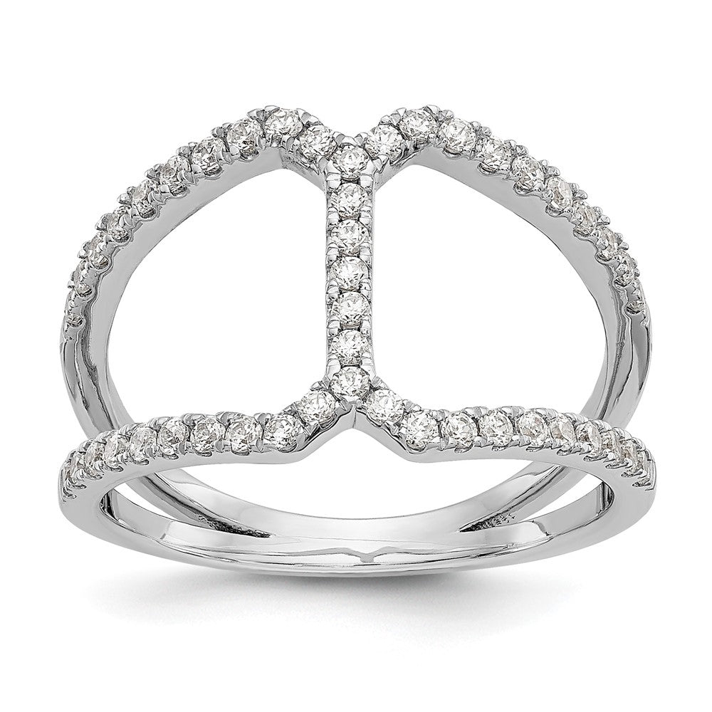 14K Weißgold True Origin 1/2 Karat Im Labor Gezüchtet Diamant Vs D E F Geometric Mode Ring