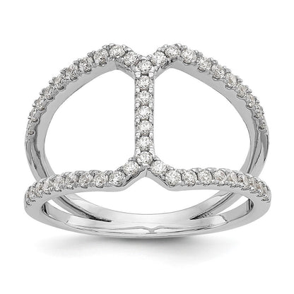14K Weißgold True Origin 1/2 Karat Im Labor Gezüchtet Diamant Vs D E F Geometric Mode Ring