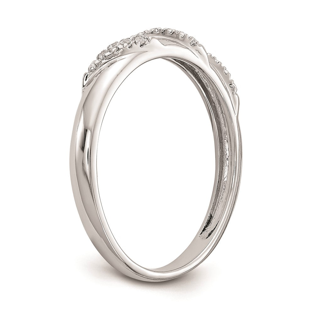 14K Weißgold kompletter Damen-Trioring mit echten Diamanten zum Ehering