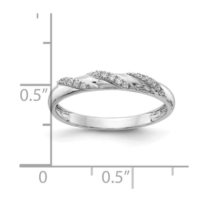 14K Weißgold kompletter Damen-Trioring mit echten Diamanten zum Ehering