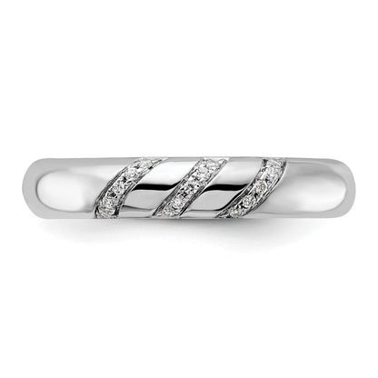 14K Weißgold Herren-Ehering-Trio mit im Labor gezüchteten Diamanten VS/SI+ G+