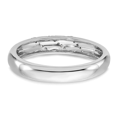 14K Weißgold Herren-Ehering-Trio mit im Labor gezüchteten Diamanten VS/SI+ G+