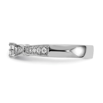 14K Weißgold Verlobungsring Trio mit im Labor gezüchteten Diamanten VS/SI+ G+