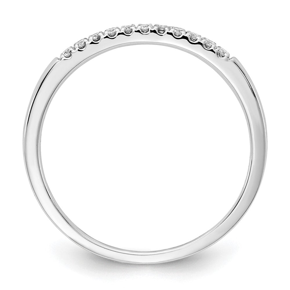 14K Weißgold Ehering mit 0,1 ct. laborgezüchteten Diamanten VS/SI+ G+