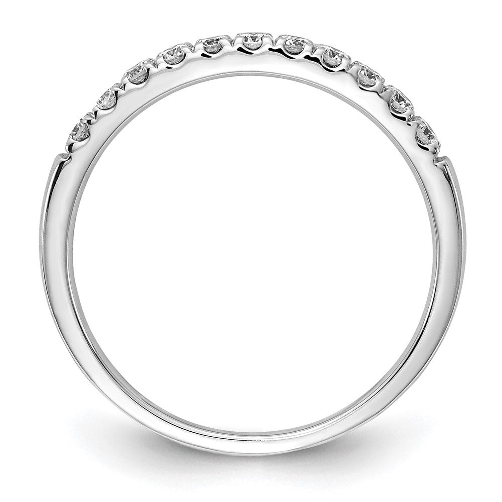 14K Weißgold Ehering mit 0,33 ct. laborgezüchtetem Diamant VS/SI+ G+