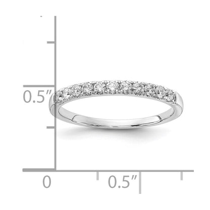 14K Weißgold Ehering mit 0,33 ct. laborgezüchtetem Diamant VS/SI+ G+