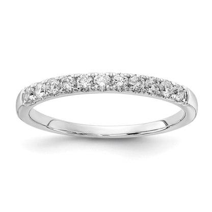 14K Weißgold Ehering mit 0,33 ct. im Labor gezüchtetem Diamanten VS/SI+ G+