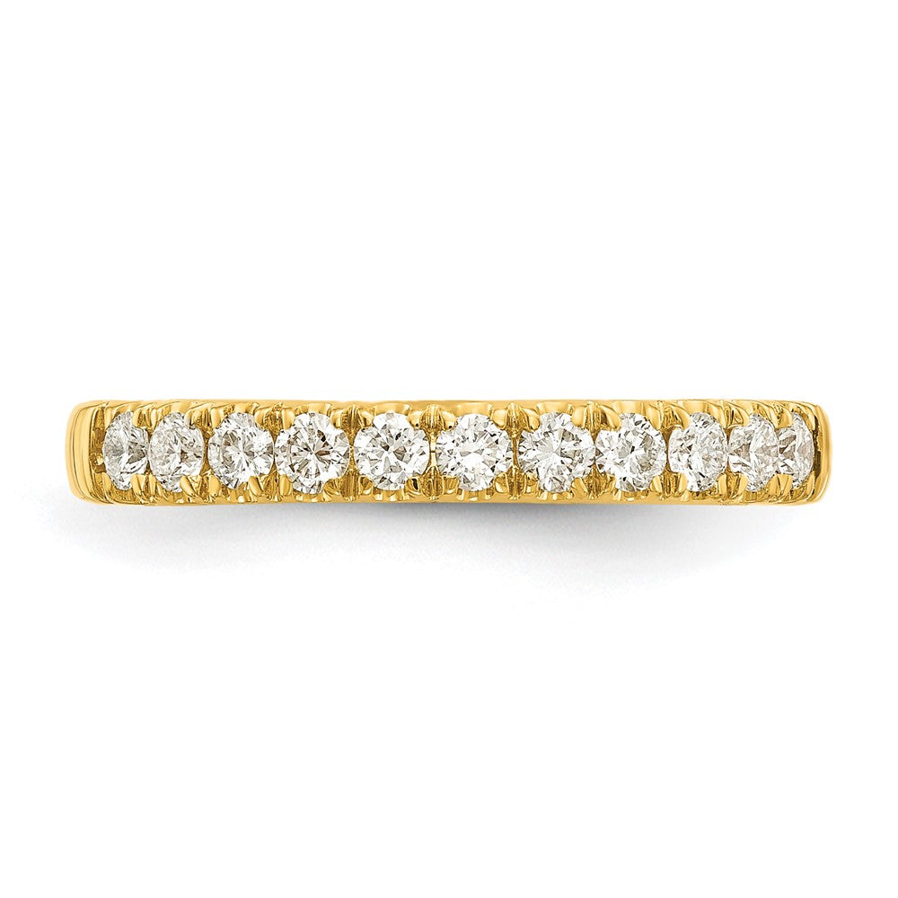 14K Gelbgold 1/3 Karat Im Labor Gezüchtet Diamant Vs/si+ G+ Komplett Ehering