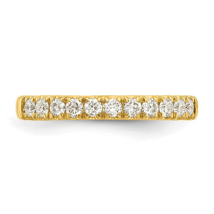 14K Gelbgold 1/3 Karat Im Labor Gezüchtet Diamant Vs/si+ G+ Komplett Ehering