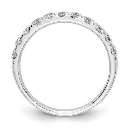 Kompletter Ehering aus 14K Weißgold mit 0,75 ct. Labordiamanten VS/SI+ G+