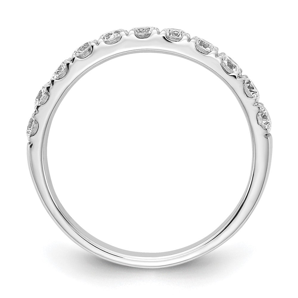 14K Weißgold Ehering mit 0,75 ct. laborgezüchteten Diamanten VS/SI+ G+