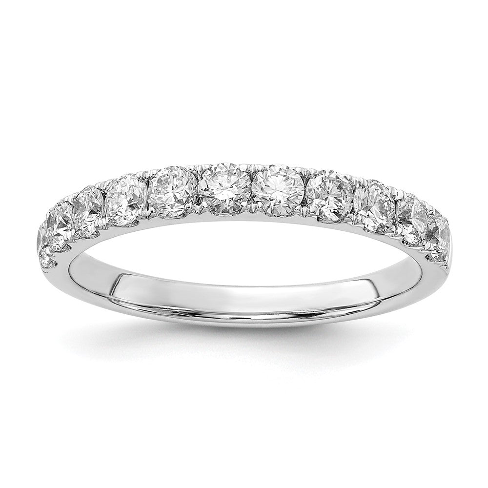 Platinum-Weißgold Ehering mit 0,75 ct. Labor-gezüchteten Diamanten VS/SI+ G+