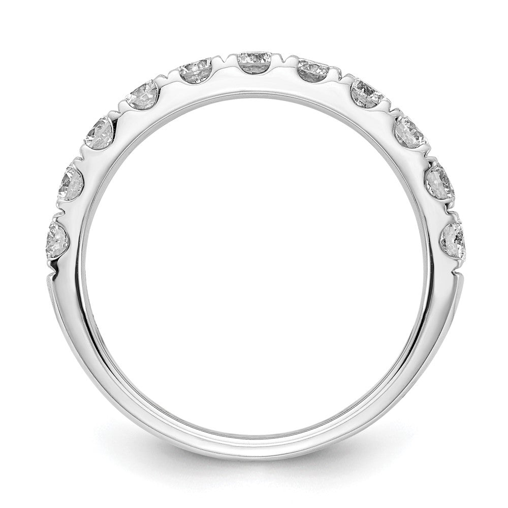 14K Weißgold Ehering mit 1 ct. im Labor gezüchteten Diamanten, VS/SI+ G+