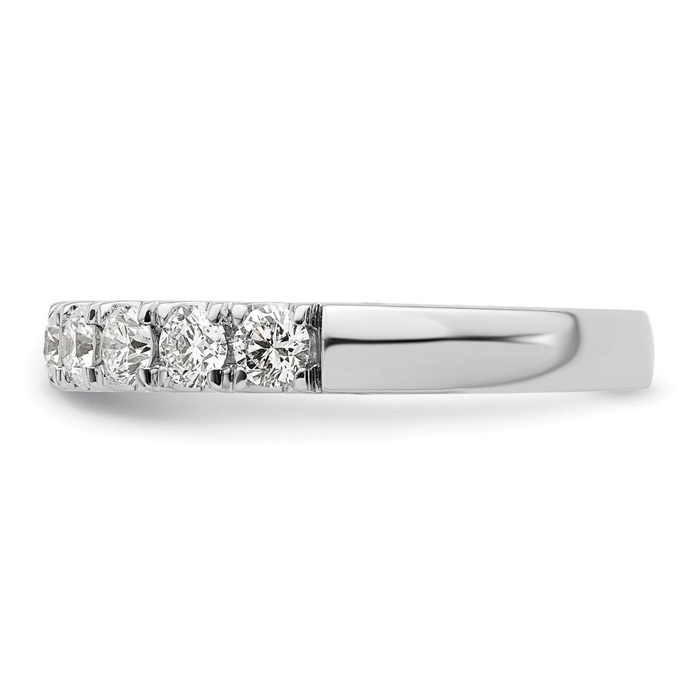 14K Weißgold Ehering mit 1 ct. im Labor gezüchteten Diamanten VS/SI+ G+