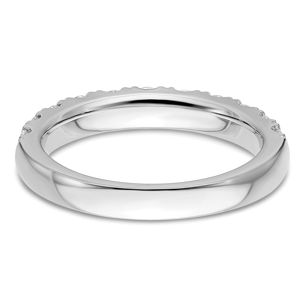 14K Weißgold Ehering mit 1 ct. im Labor gezüchteten Diamanten VS/SI+ G+