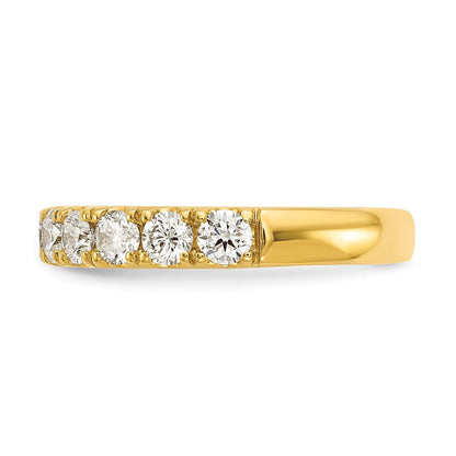 14K Gelbgold Ehering mit 1 ct. Labordiamant VS/SI+ G+