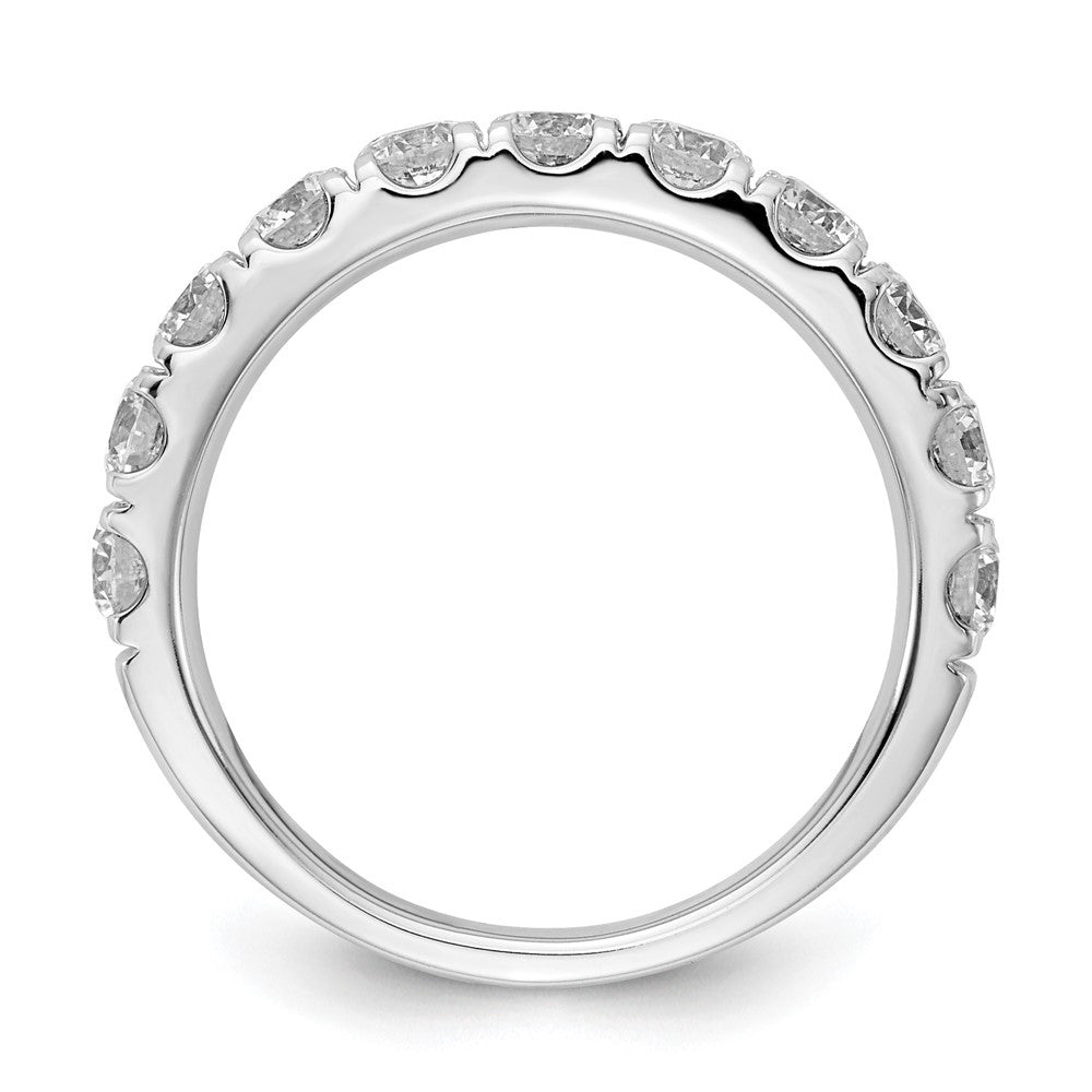 14K Weißgold 1,5 ct. Laborgezüchteter Diamant VS/SI+ G+ Ehering