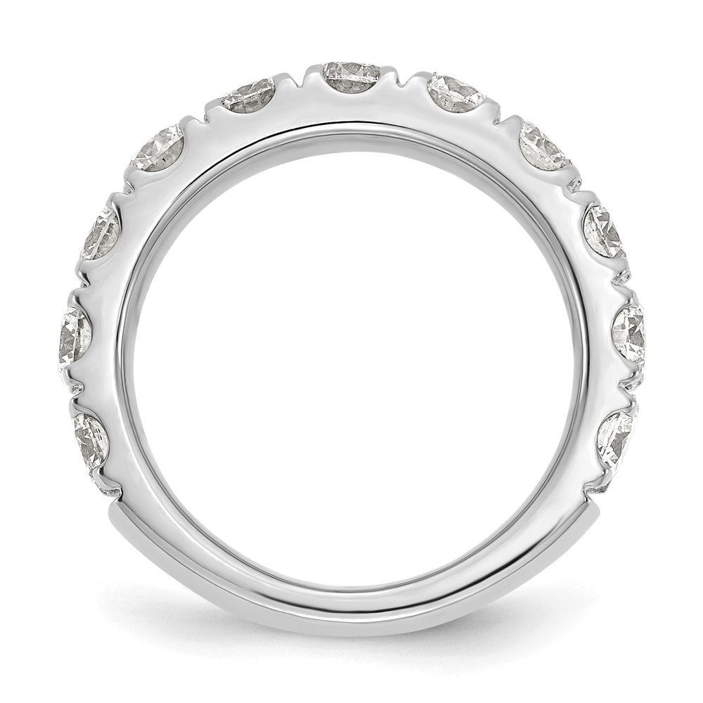 14K Weißgold Ehering mit 2 ct. Laborgezüchteten Diamanten, VS/SI+ G+