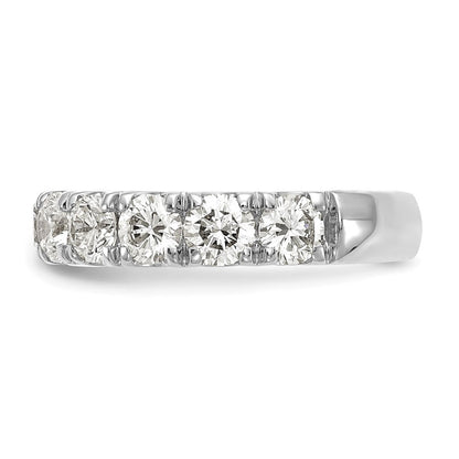14K Weißgold Ehering mit 2 ct. Laborgezüchteten Diamanten, VS/SI+ G+