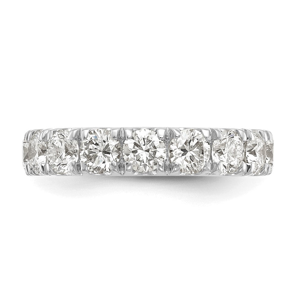 14K Weißgold Ehering mit 2 ct. im Labor gezüchteten Diamanten VS/SI+ G+